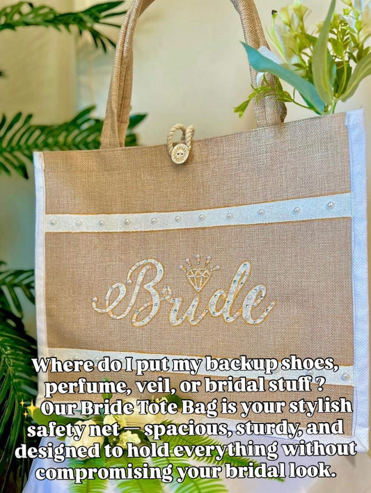 Bride Beach Tote bag (customize )by order
