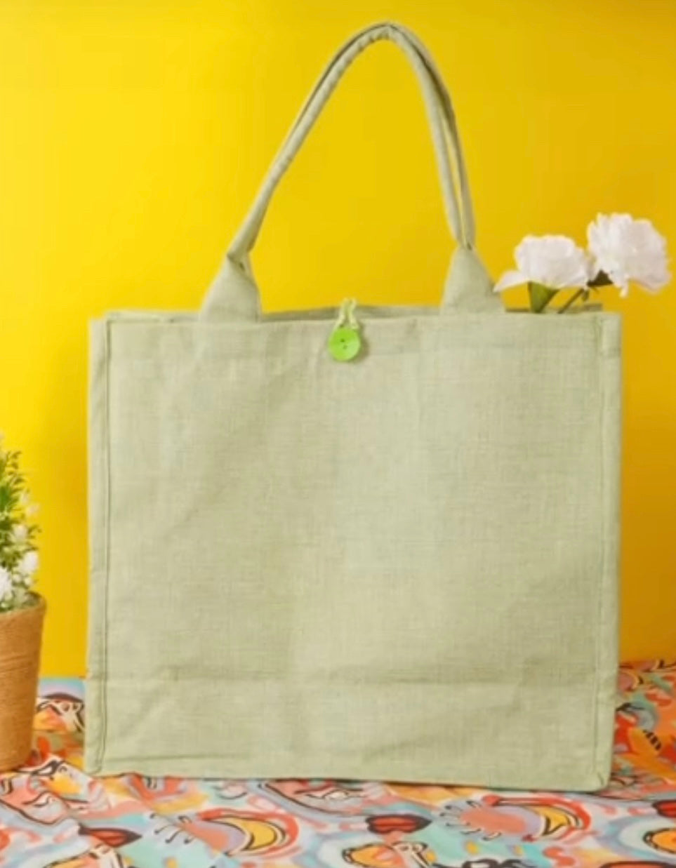 Jute Summer Tote bags