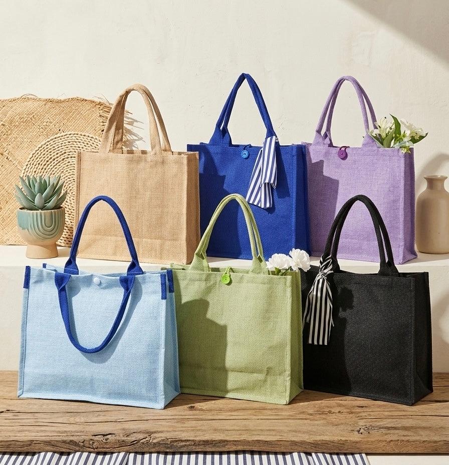 Jute Summer Tote bags