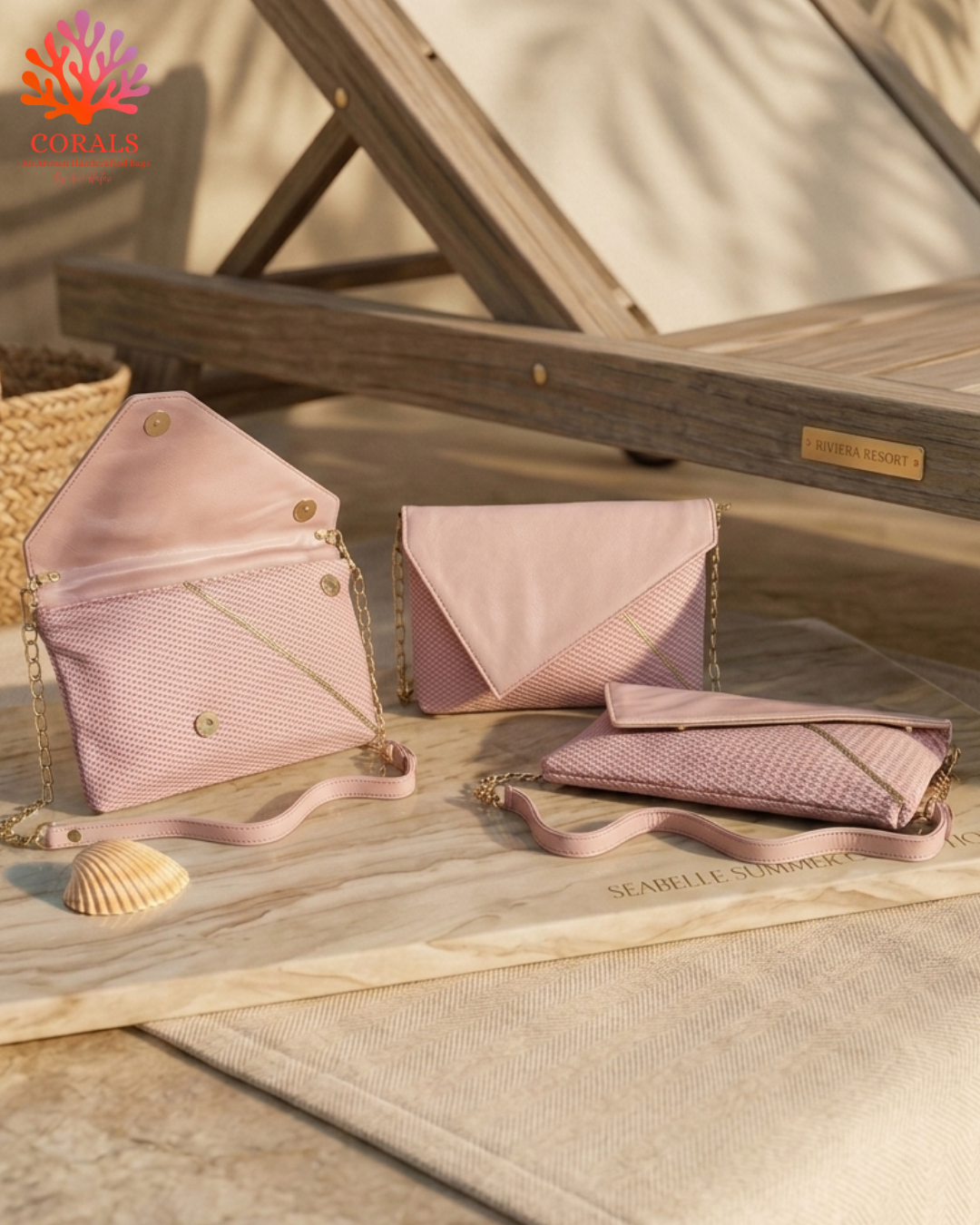 Palm Letter Clutch