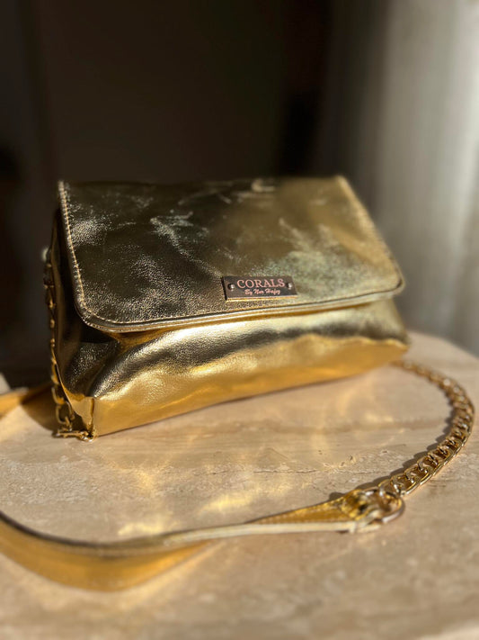 Gold cross bag