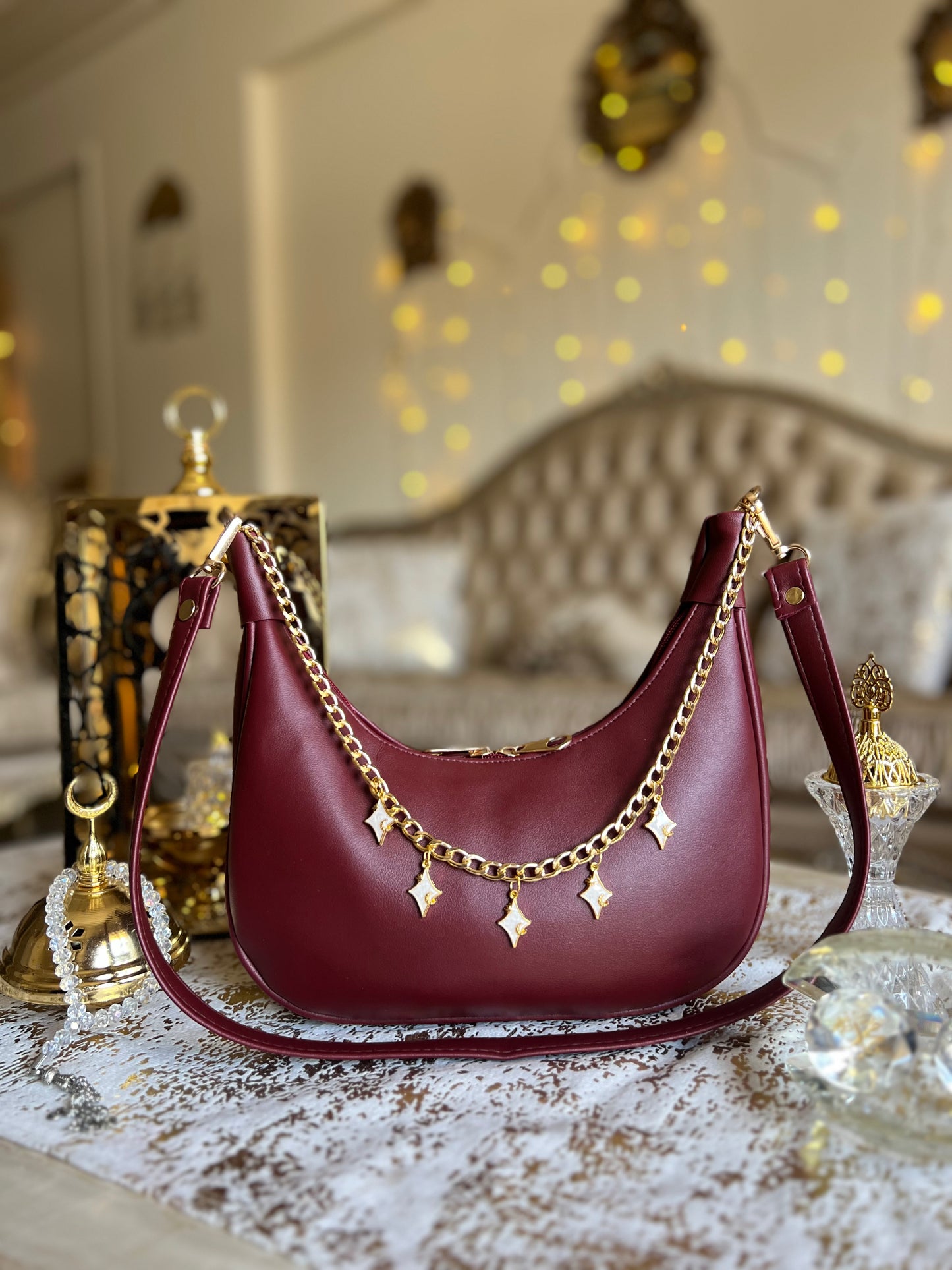 Ruby Moon Hobo Bag