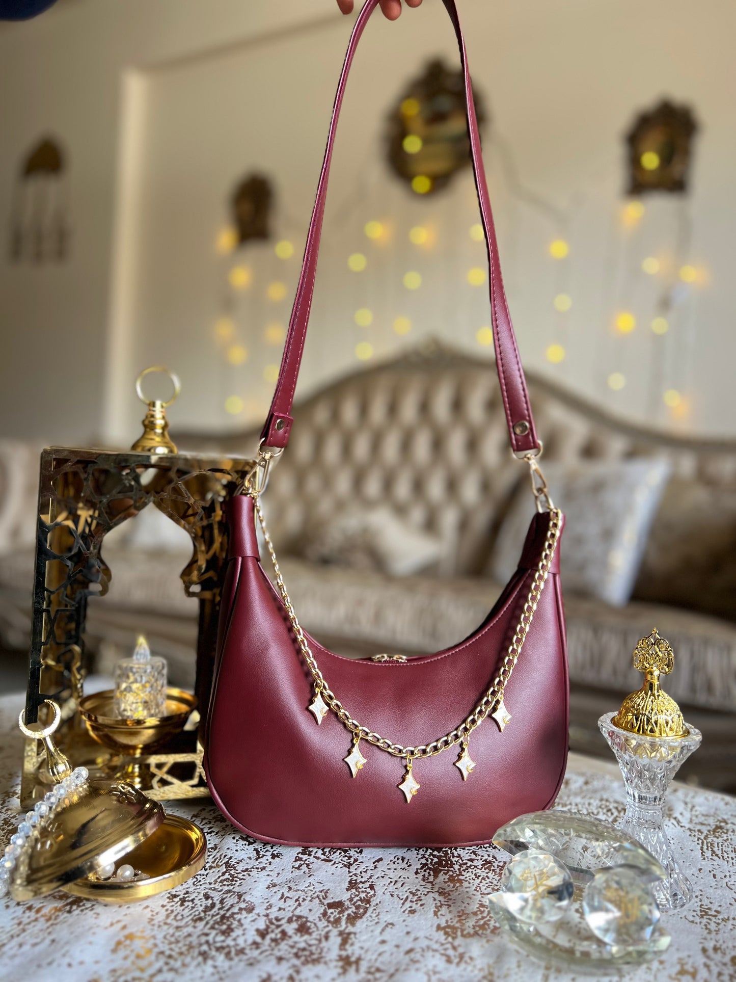 Ruby Moon Hobo Bag